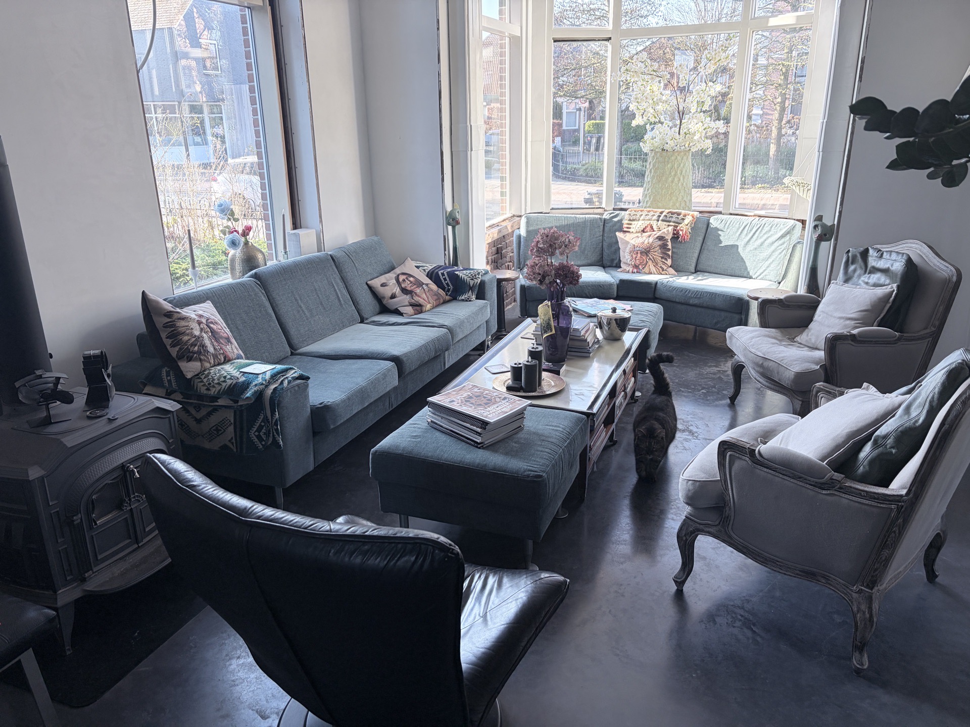 Gedeelde woonkamer in Villa Vredestein