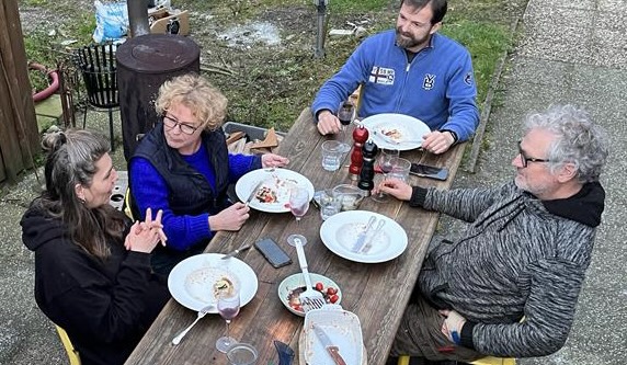 Eten met de buren